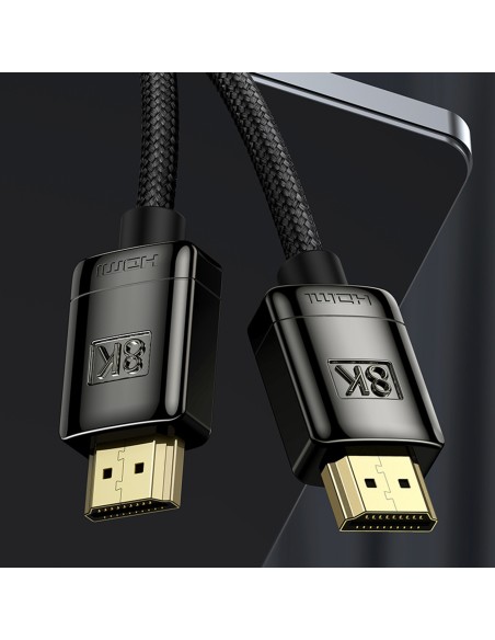 
Patvarus lankstus HDMI 2.1 8K High Definition Series kabelis 2m juodas
