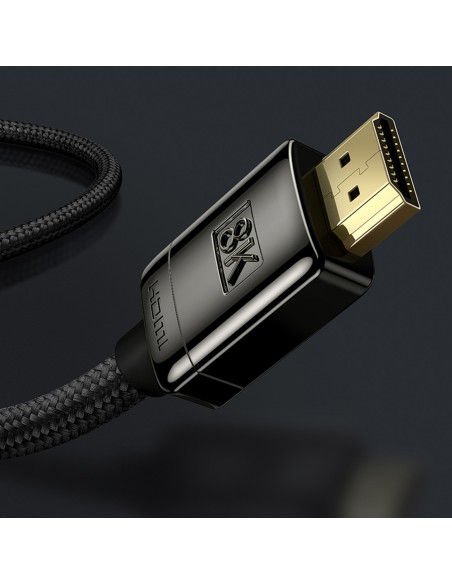 
Patvarus lankstus HDMI 2.1 8K High Definition Series kabelis 2m juodas
