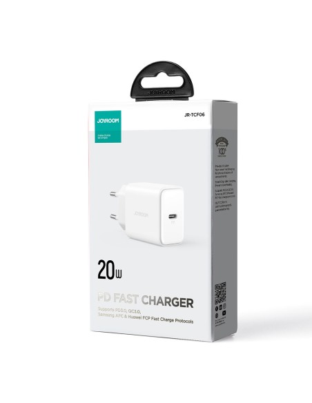 USB-C 20W PD QC AFC FCP sieninis įkroviklis, baltas
 
USB-C 20W PD QC AFC FCP sieninis įkroviklis, baltas