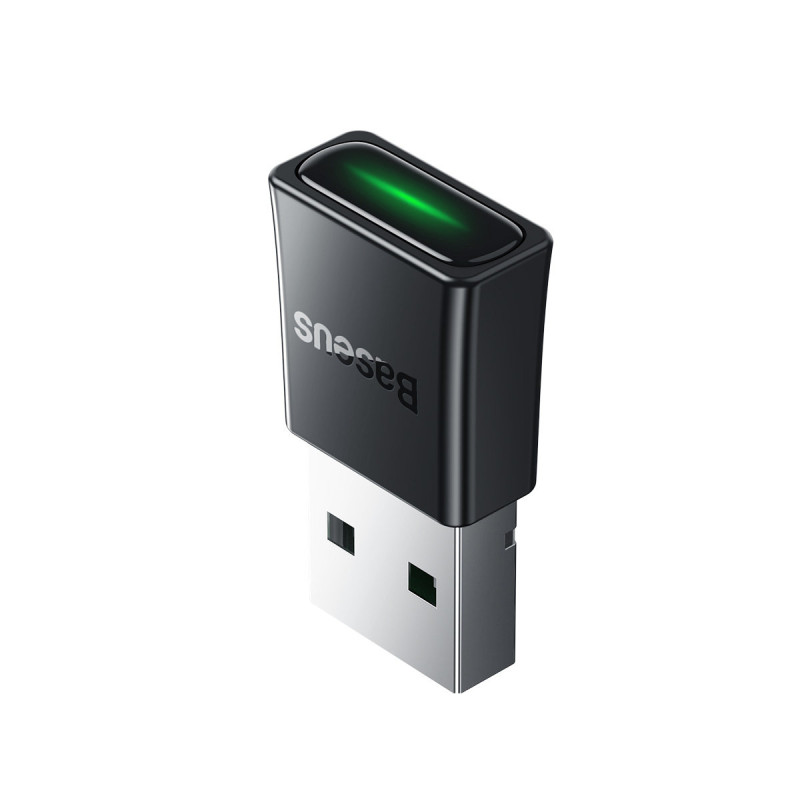 Adapterio jungtis siųstuvas imtuvas Bluetooth 5.3 USB, atstumas 20m, juodas