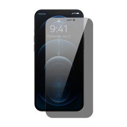 
Grūdintas stiklas, skirtas iPhone 12 Pro Max viso ekrano 0,4 mm anti-spy filtrų rinkinys
