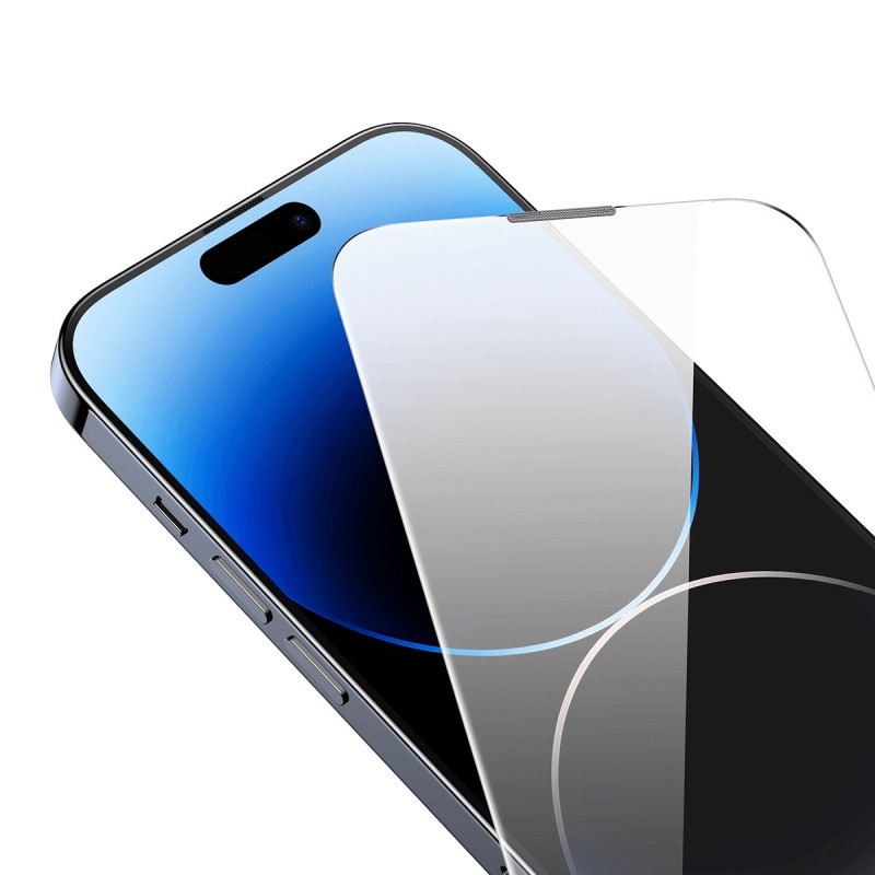 Grūdintas stiklas skirtas iPhone 14 Pro Max su garsiakalbio dangteliu 0,4 mm SET