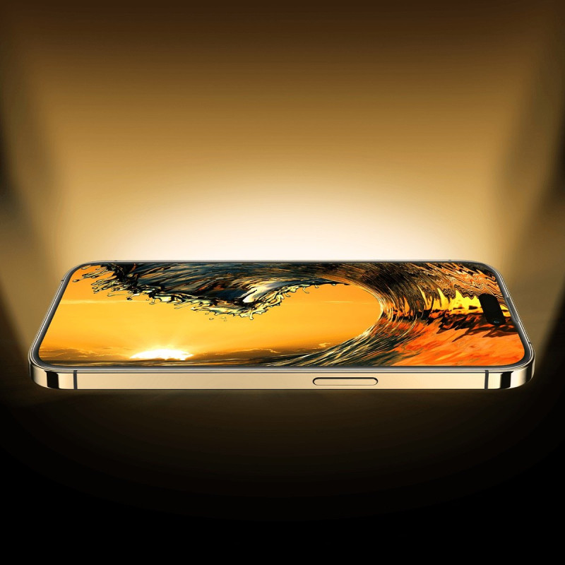Grūdintas stiklas skirtas iPhone 14 Pro Max su garsiakalbio dangteliu 0,4 mm SET