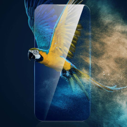 
Grūdintas stiklas, skirtas iPhone 14 Plus / 13 Pro Max su 0,4 mm garsiakalbio dangtelio rinkiniu
