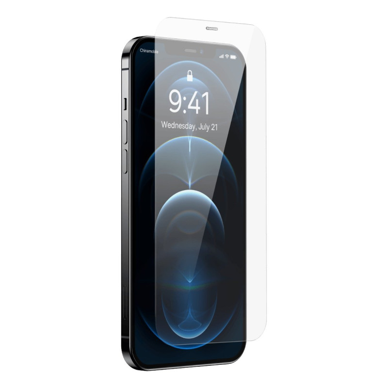 Grūdintas stiklas skirtas iPhone 12 Pro Max su garsiakalbio dangteliu 0,4 mm SET