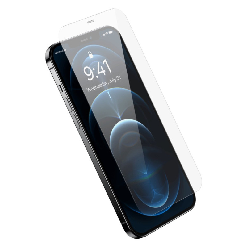 Grūdintas stiklas skirtas iPhone 12 Pro Max su garsiakalbio dangteliu 0,4 mm SET