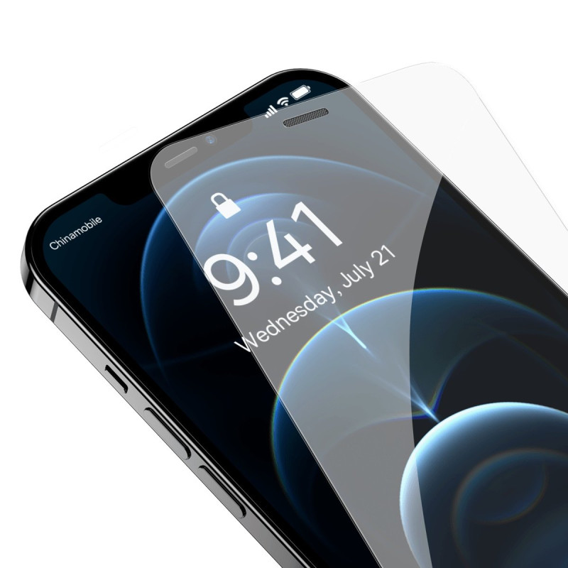 Grūdintas stiklas skirtas iPhone 12 Pro Max su garsiakalbio dangteliu 0,4 mm SET