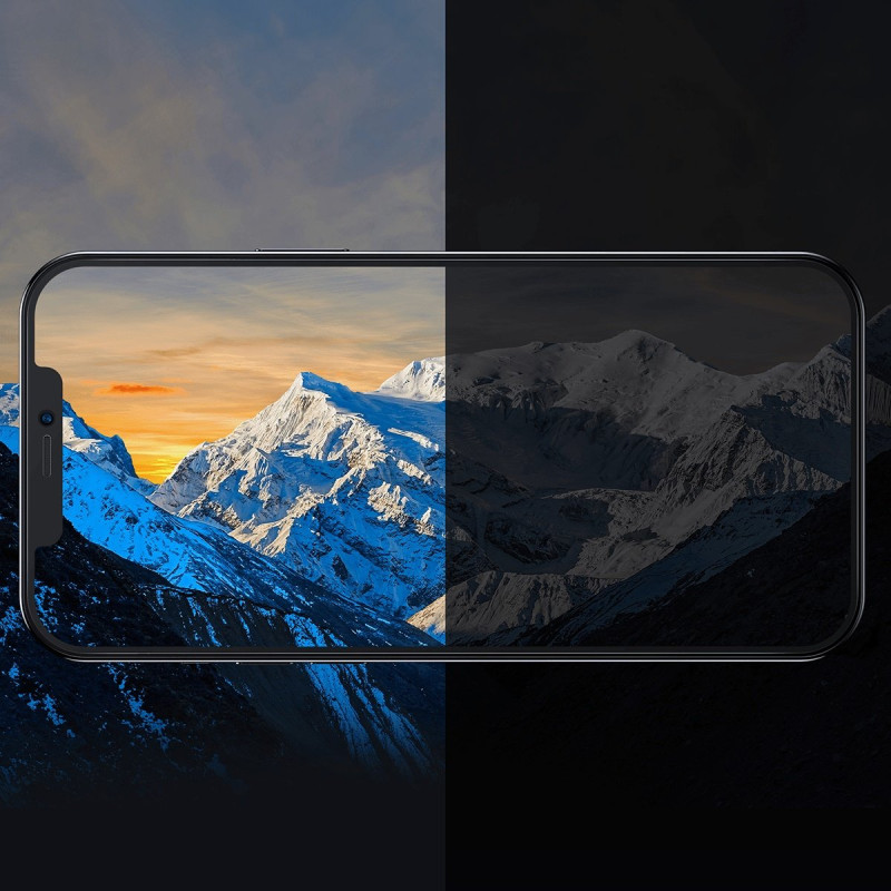 Grūdintas stiklas skirtas iPhone 12 Pro Max su garsiakalbio dangteliu 0,4 mm SET