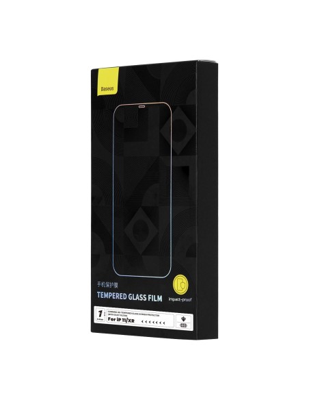 
Grūdintas stiklas skirtas iPhone 11 / XR su garsiakalbio dangteliu 0,4 mm SET
