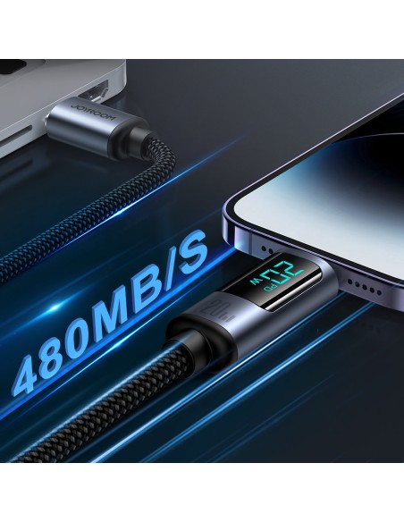 Kabelis iPhone su LED Lightning ekranu – USB-C 2.4A 1.2m juodas
 
Kabelis iPhone su LED Lightning ekranu – USB-C 2.4A 1.2m juodas