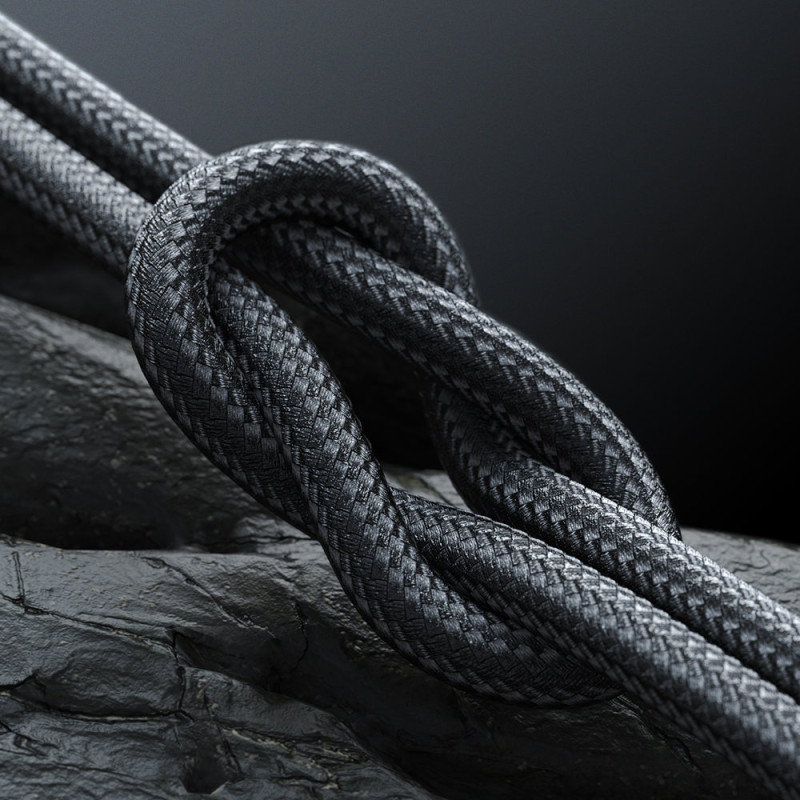 
Kabelis su LED ekranu USB-C - USB-A 66W 1,2m juodas
