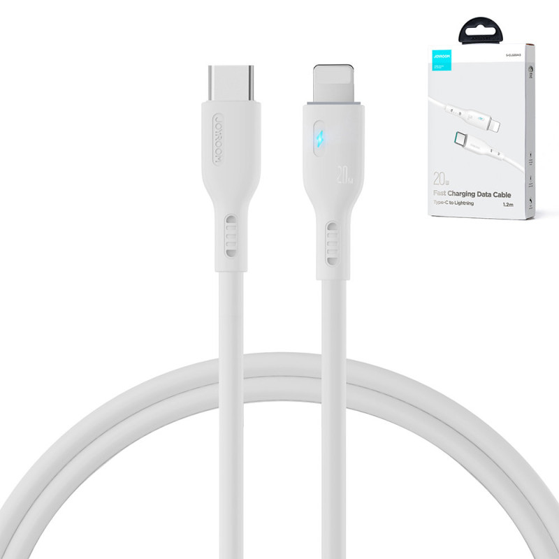 
iPhone laidas su LED indikatoriumi USB-C - Lightning 20W 1,2m baltas
