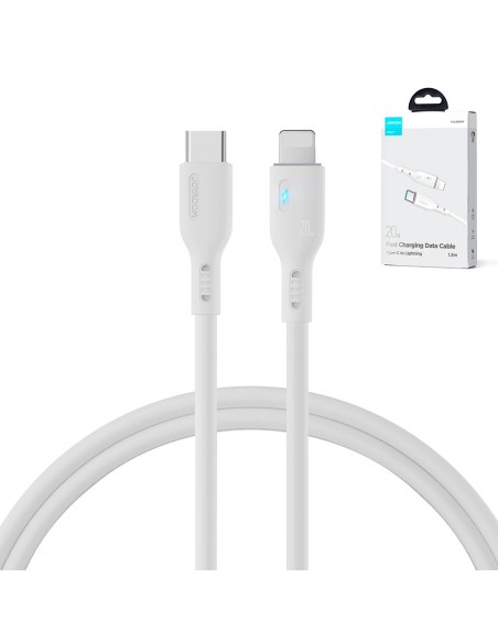 
iPhone laidas su LED indikatoriumi USB-C - Lightning 20W 1,2m baltas
