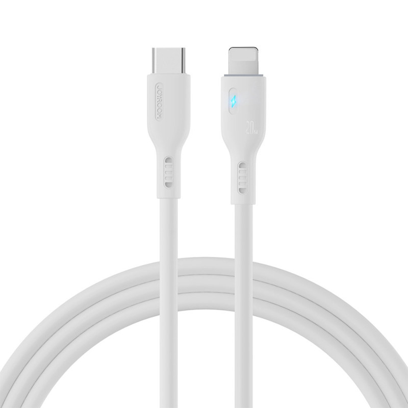 
iPhone laidas su LED indikatoriumi USB-C - Lightning 20W 2m baltas
