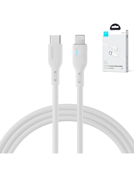 
iPhone laidas su LED indikatoriumi USB-C - Lightning 20W 2m baltas
