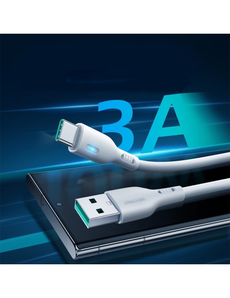 Kabelis su LED indikatoriumi USB - USB-C 3A 2m baltas
 
Kabelis su LED indikatoriumi USB - USB-C 3A 2m baltas
