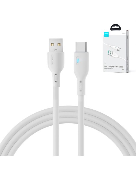Kabelis su LED indikatoriumi USB - USB-C 3A 2m baltas
 
Kabelis su LED indikatoriumi USB - USB-C 3A 2m baltas