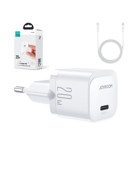 Mini USB-C 20W PD įkroviklis su laidu iPhone Lightning, baltas
 
Mini USB-C 20W PD įkroviklis su laidu iPhone Lightning, baltas