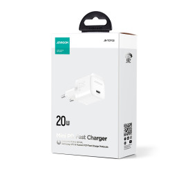 
Mini USB-C 20W PD tinklo įkroviklis, baltas
