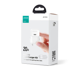 
Mini USB-C 20W PD tinklo įkroviklis, baltas
