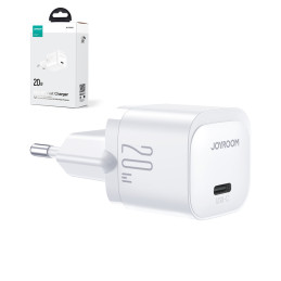 
Mini USB-C 20W PD tinklo įkroviklis, baltas
