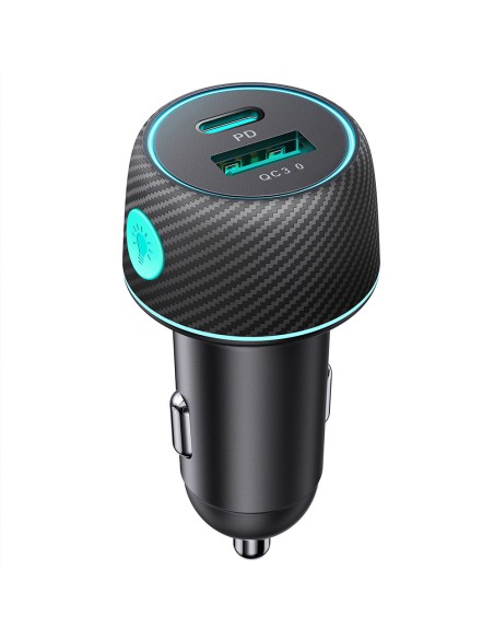 60 W PD USB-C USB-A automobilinis įkroviklis, juodas
 
60 W PD USB-C USB-A automobilinis įkroviklis, juodas