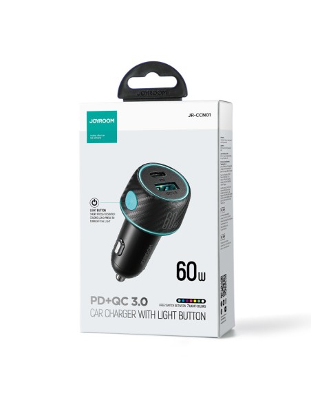 60 W PD USB-C USB-A automobilinis įkroviklis, juodas
 
60 W PD USB-C USB-A automobilinis įkroviklis, juodas