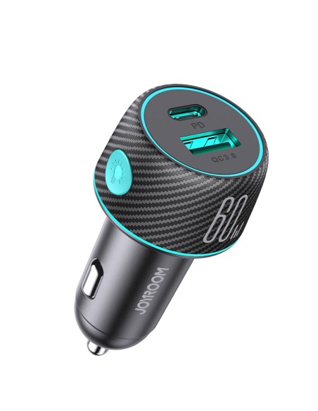 60 W PD USB-C USB-A automobilinis įkroviklis, juodas
 
60 W PD USB-C USB-A automobilinis įkroviklis, juodas
