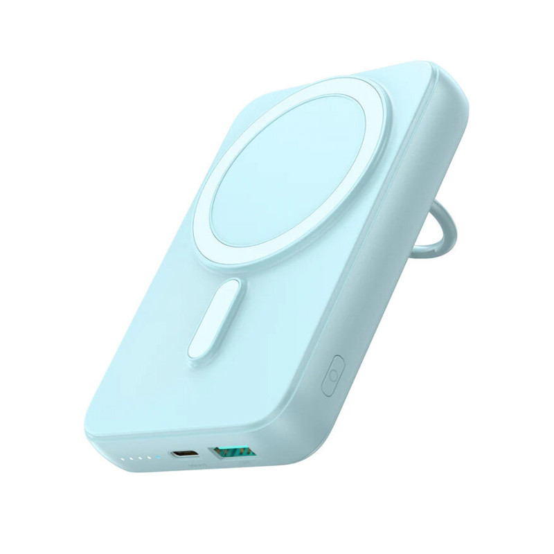 
10000 mAh belaidis maitinimo blokas su 20 W MagSafe indukciniu įkrovikliu, mėlynas
