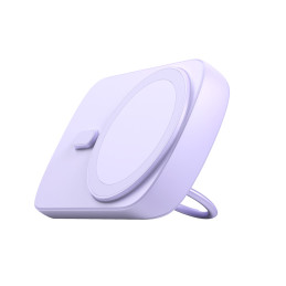 
6000 mAh belaidis maitinimo blokas su 20 W MagSafe indukciniu įkrovikliu, violetinė
