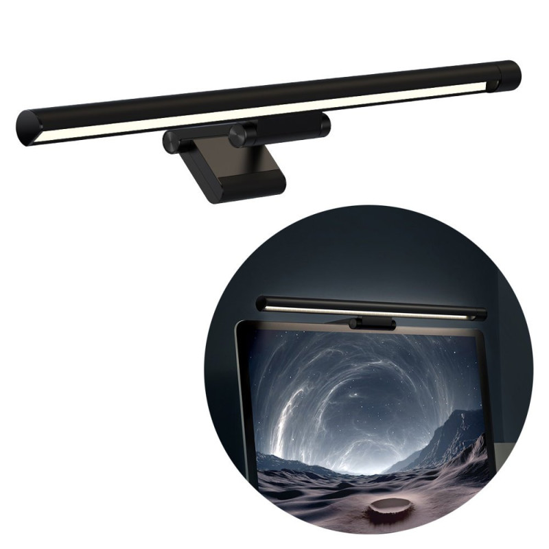 
LED monitoriaus lempa I-wok Series ekrano monitoriaus apšvietimas juodas
