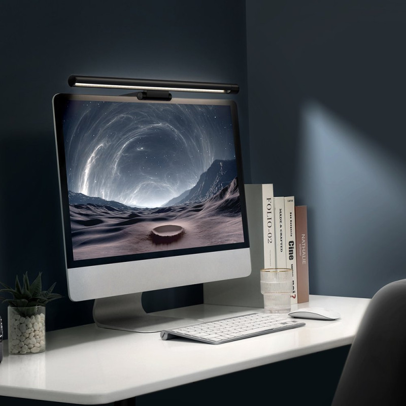 LED monitoriaus lempa I-wok Series ekrano monitoriaus apšvietimas juodas