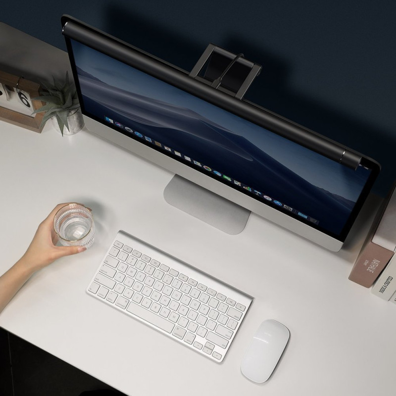LED monitoriaus lempa I-wok Series ekrano monitoriaus apšvietimas juodas