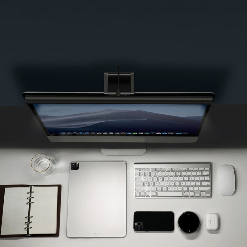 LED monitoriaus lempa I-wok Series ekrano monitoriaus apšvietimas juodas