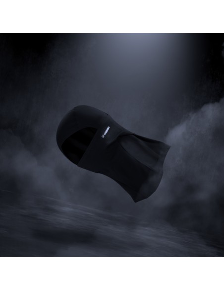 Balaklava termoaktyvi balaklava po šalmu juoda