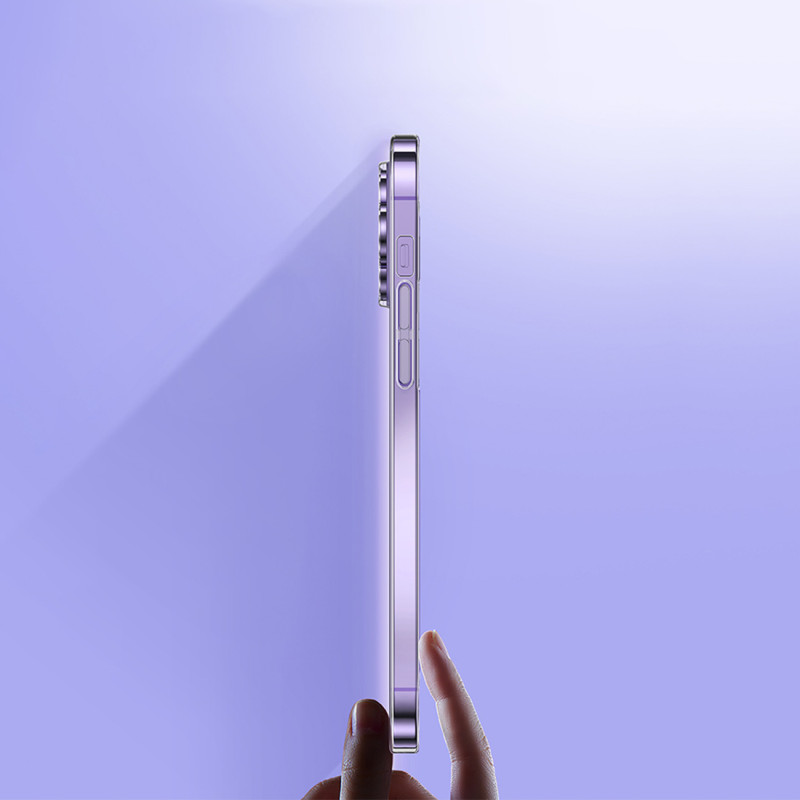 Dėklas iPhone 14 Pro, plonas dangtelis + grūdinto stiklo ekranas RINKINYS