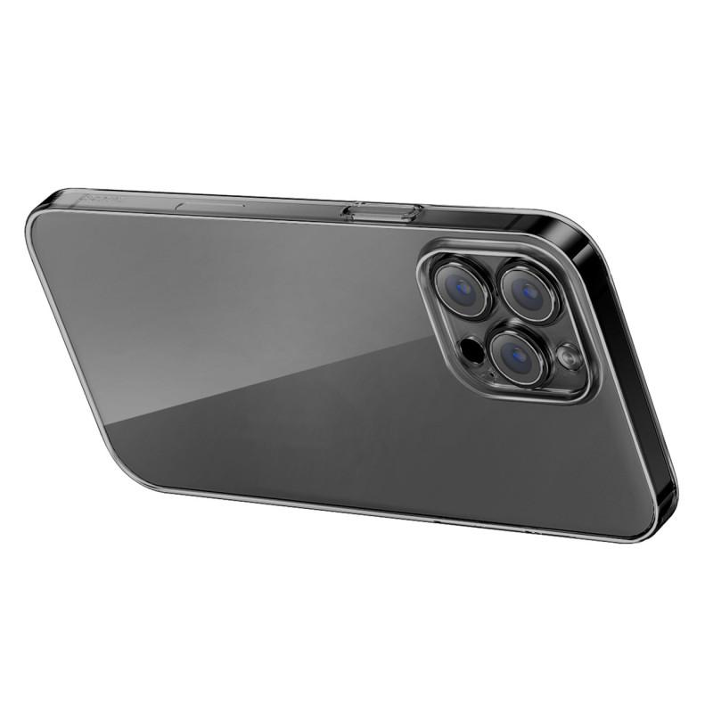 Dėklas iPhone 14 Pro, plonas dangtelis + grūdinto stiklo ekranas RINKINYS
