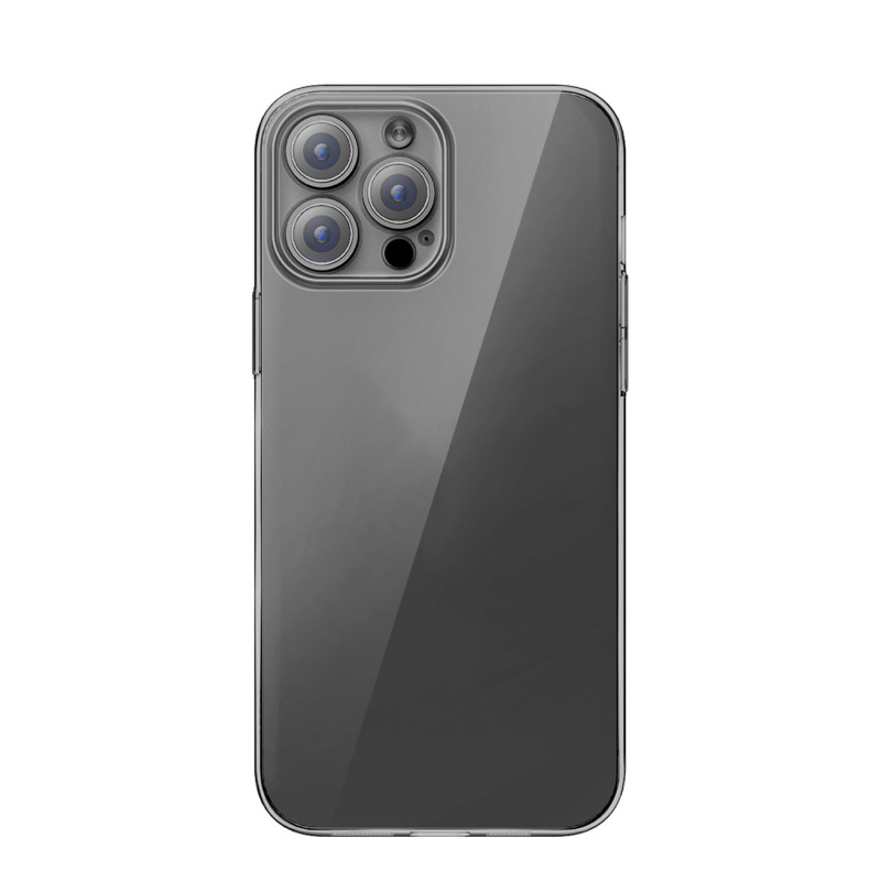 Dėklas iPhone 14 Pro, plonas dangtelis + grūdinto stiklo ekranas RINKINYS