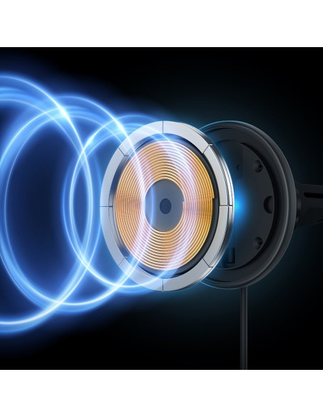 
Indukcinis automobilinis įkroviklis MagSafe 15W USB 25W tinkleliui, juodas
