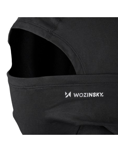 Balaklava termoaktyvi balaklava po šalmu juoda