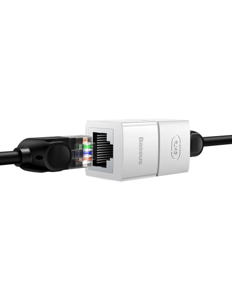 
Ethernet RJ45 tinklo kabelio jungtis, balta, RINKINYS 10 vnt.
