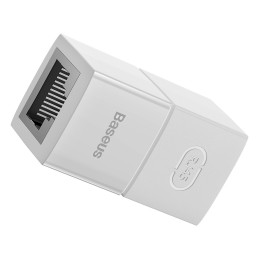 
Ethernet RJ45 tinklo kabelio jungtis, balta, RINKINYS 10 vnt.

