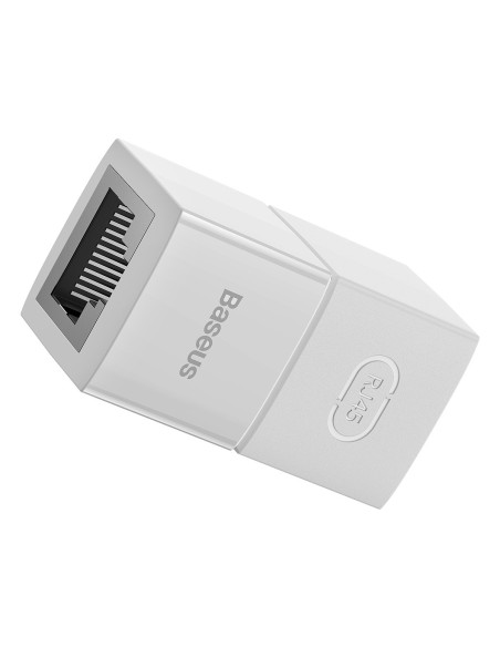 
Ethernet RJ45 tinklo kabelio jungtis, balta, RINKINYS 10 vnt.
