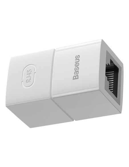 
Ethernet RJ45 tinklo kabelio jungtis, balta, RINKINYS 10 vnt.
