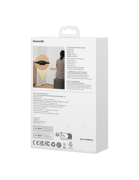 
Ethernet RJ45 tinklo kabelio jungtis, balta, RINKINYS 10 vnt.
