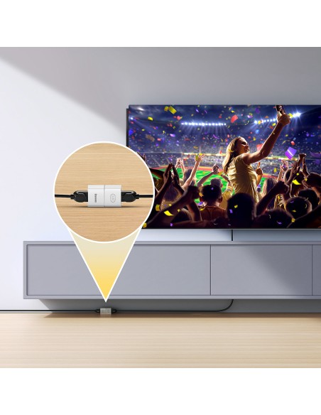 
Ethernet RJ45 tinklo kabelio jungtis, balta, RINKINYS 10 vnt.
