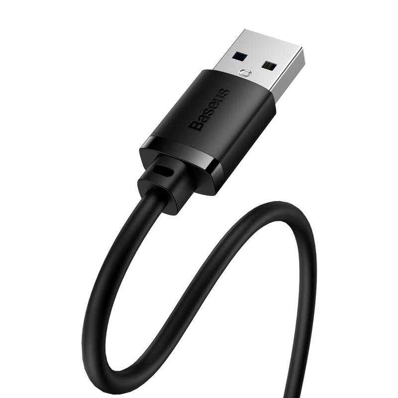 USB 2.0 ilgintuvas 1,5 m juodas