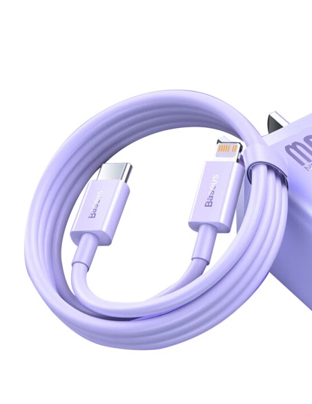 iPhone USB-C – Lightning PD 20W 1m greito įkrovimo laidas, violetinė
 
iPhone USB-C – Lightning PD 20W 1m greito įkrovimo laidas, violetinė