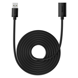 
USB 3.0 kabelio ilgintuvas, 5 m, juodas
