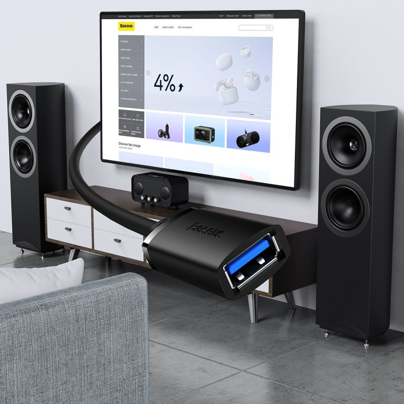 
USB 3.0 ilgintuvas 2m juodas
